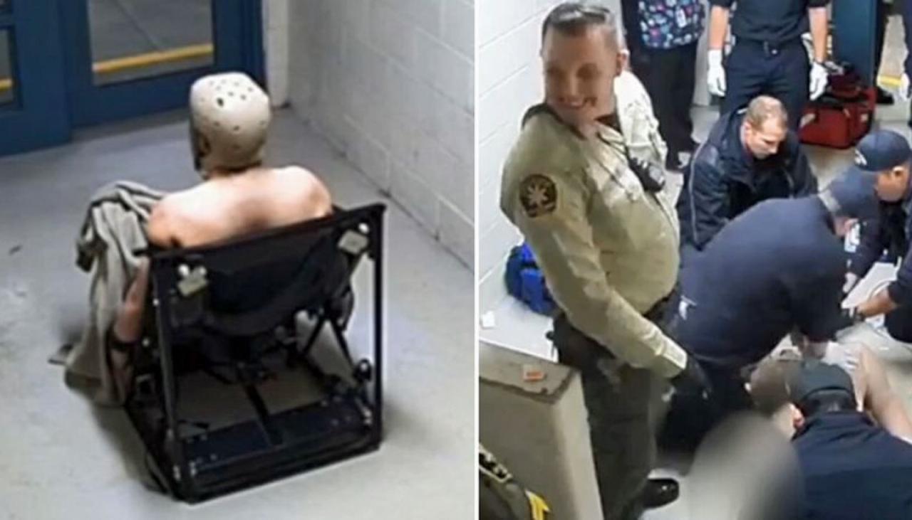 Chilling Video Shows County Jail Employees Watch As An 