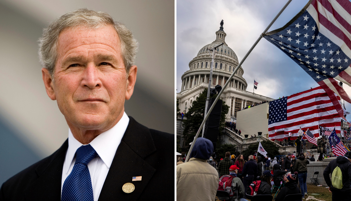 George W Bush warns of danger from domestic terrorists, 'violent  extremists' on US 9/11 anniversary | Newshub