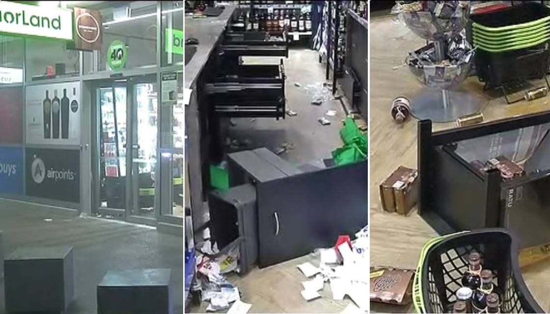 Auckland crime wave: Two people arrested after ram-raid at Mt Wellington  liquor store as dairy, fruit store burgled | Newshub