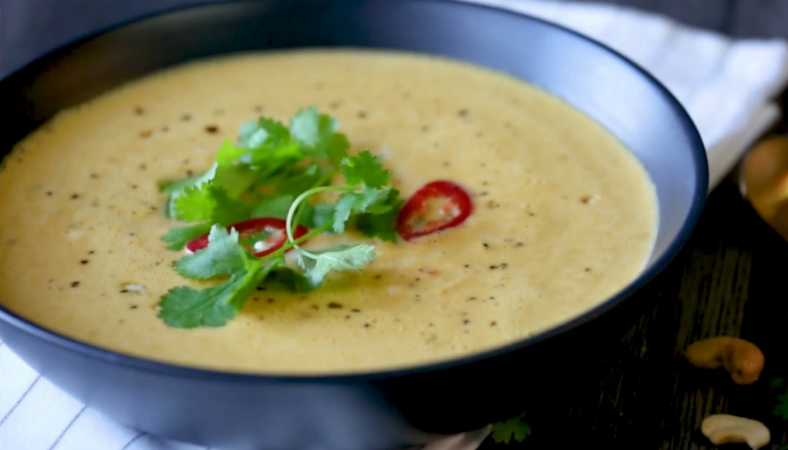 Recipe Vitamix Thai Ginger Soup With Cashews Newshub