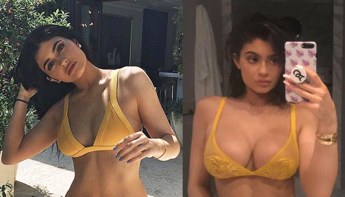 NZ bra triggers slew of 'boob job' comments for Kylie Jenner