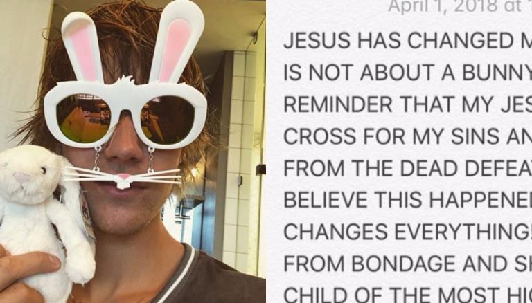 Justin Bieber bamboozles fans with conflicting Easter messages | Newshub