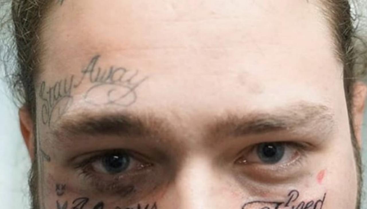 Prepare To Cringe At Post Malone S New Face Tattoos Newshub