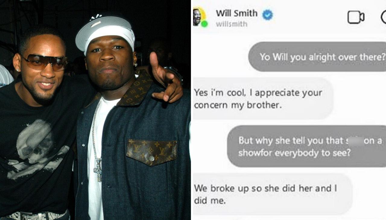 Emotional Messages 50 cent taunts will smith about jada pinkett smith's affair in 'private