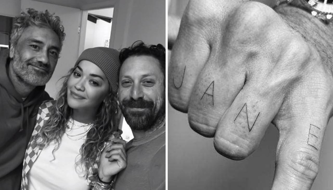 Taika Waititi debuts new 'Jane' knuckle tattoo, fans speculate about  meaning | Newshub