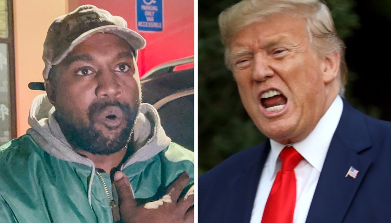 Kanye West behauptet, Donald Trump habe ihn bei einem Treffen in Florida „angeschrien“.