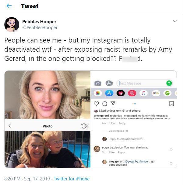 Australian mummy blogger Amy Gerard slammed for racist Instagram ...