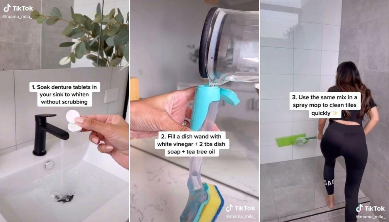TikTok cleaning expert reveals three ‘life-changing’ hacks to achieve a sparkling bathroom