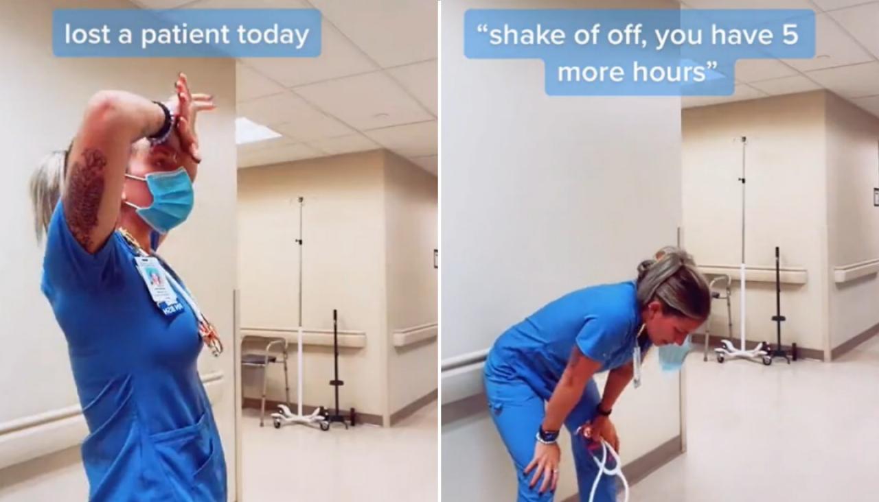 Photo of Une infirmière classée comme «chercheuse d’attention» après le drame viral viral La vidéo TikTok réagit à la mort d’un patient