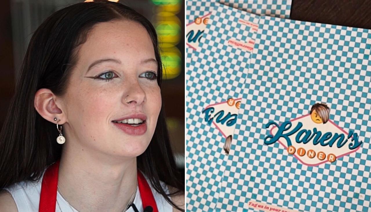 Waitress at New Zealand's first Karen's Diner reveals customers want them to be more 'ruthless'