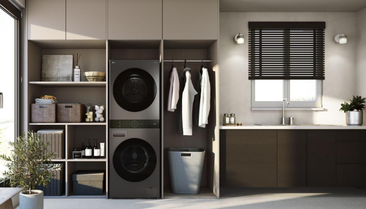 Laundry day made simple: A premium washer and dryer in one stylish ...