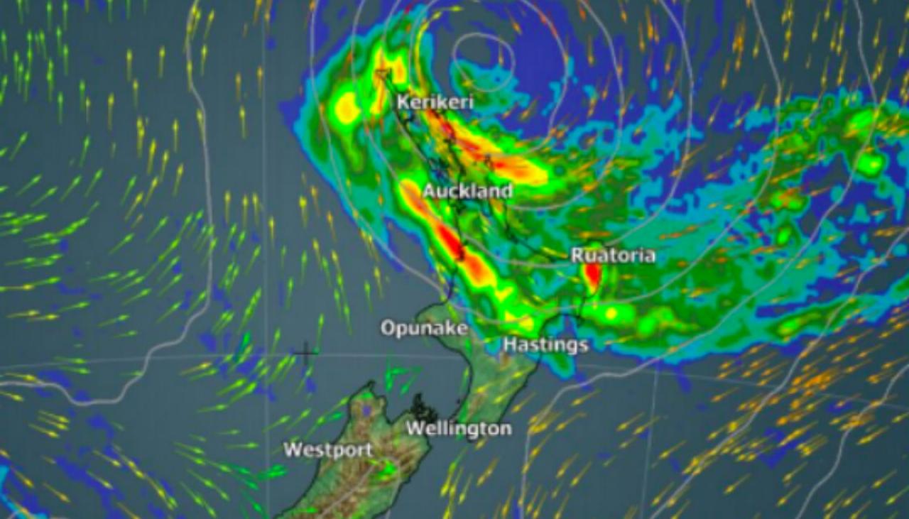 North Island soaked by Cyclone Hola