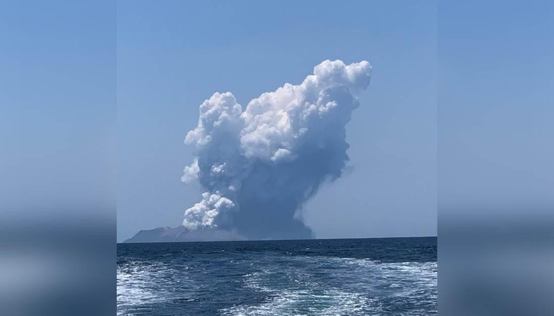 White Island eruption Photos, videos capture spectacular volcanic