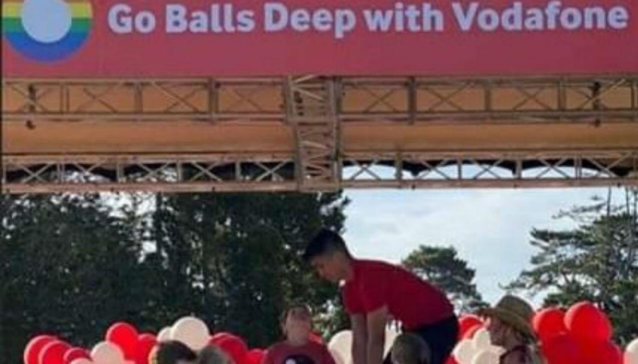 Vodafone slammed for 'vulgar' advert at Big Gay Out  | Newshub