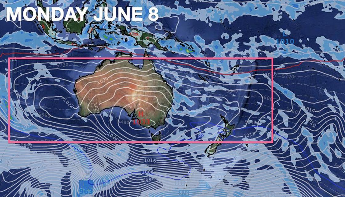 Weather The 'enormous' weather system heading to New Zealand that'll