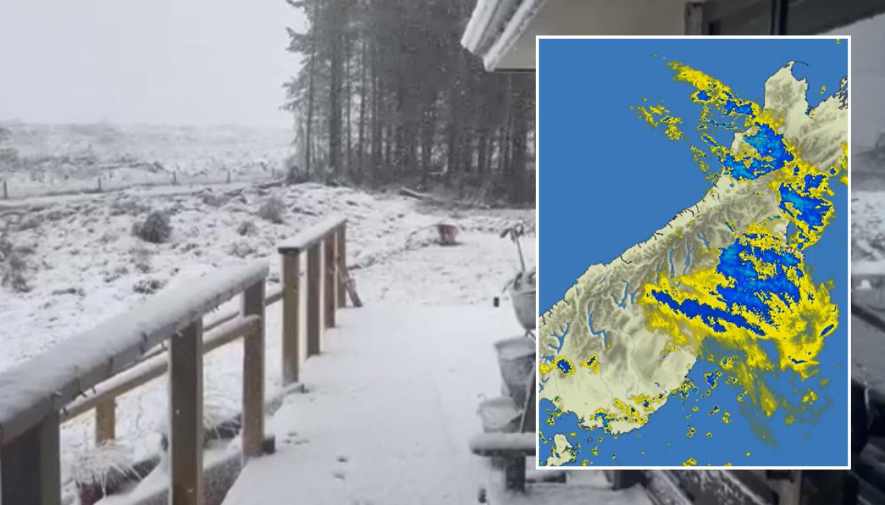 Weather: MetService warns of 'coldest morning of the year' on Wednesday as icy  front move up the motu | Newshub