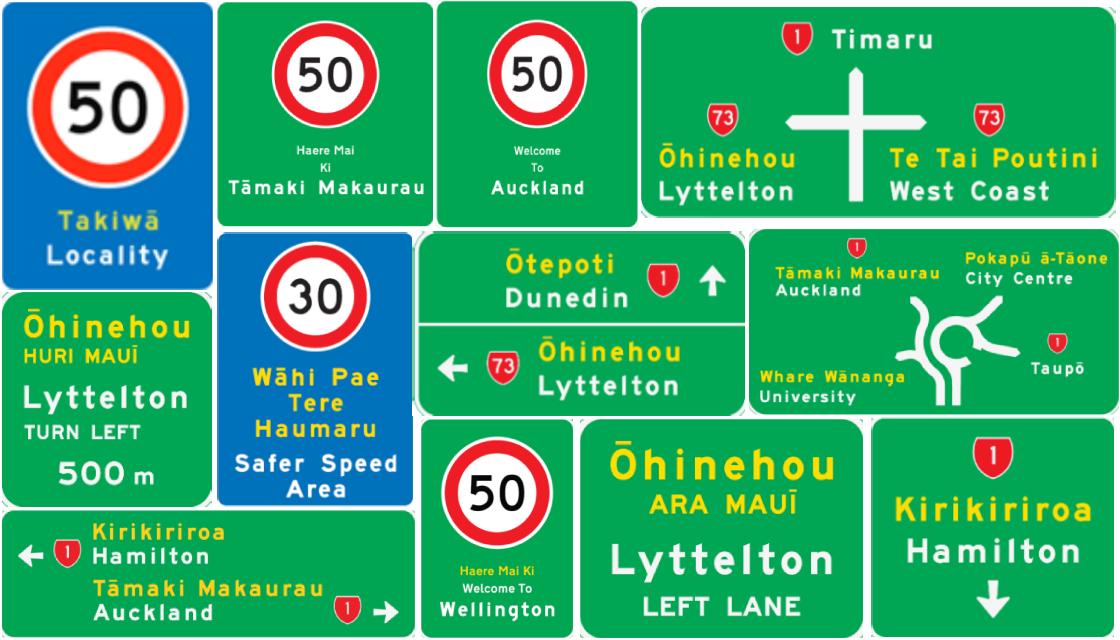 What New Zealand's proposed bilingual signs look like | Newshub