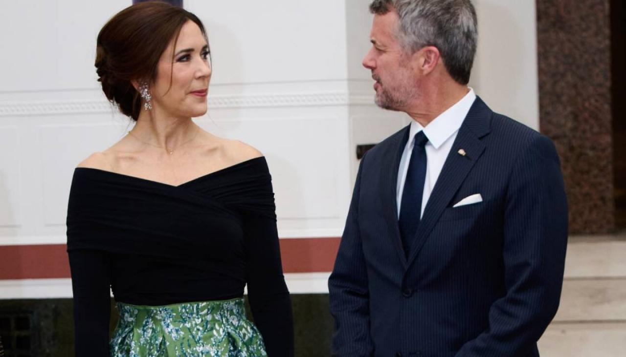 Danish royal couple Princess Mary and Prince Frederik photographed in ...