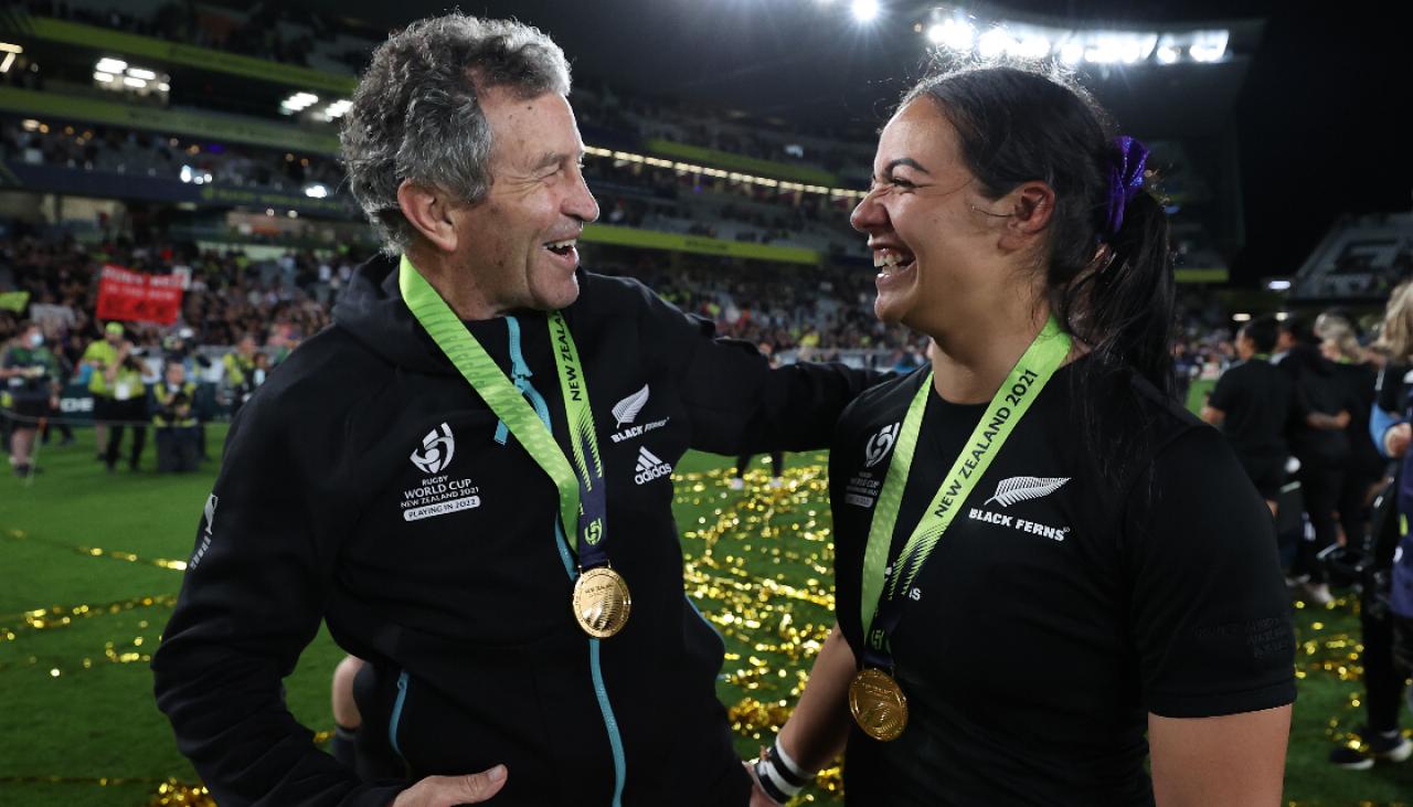 Rugby World Cup: Departing Black Ferns coach Wayne Smith's final plea after famous victory | Newshub