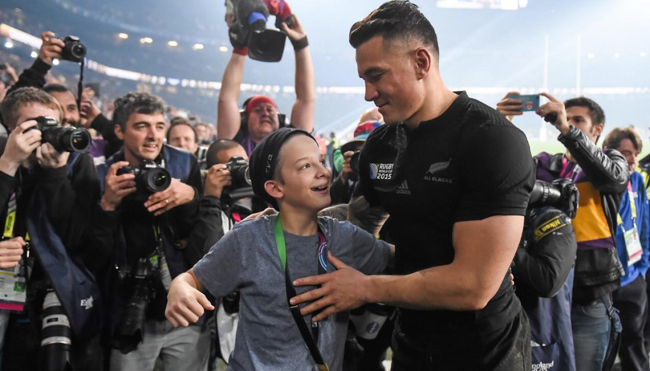 Rugby World Cup: Eight years on, the fan who received Sonny Bill Williams' 2015 medal still can't believe his luck  | Newshub