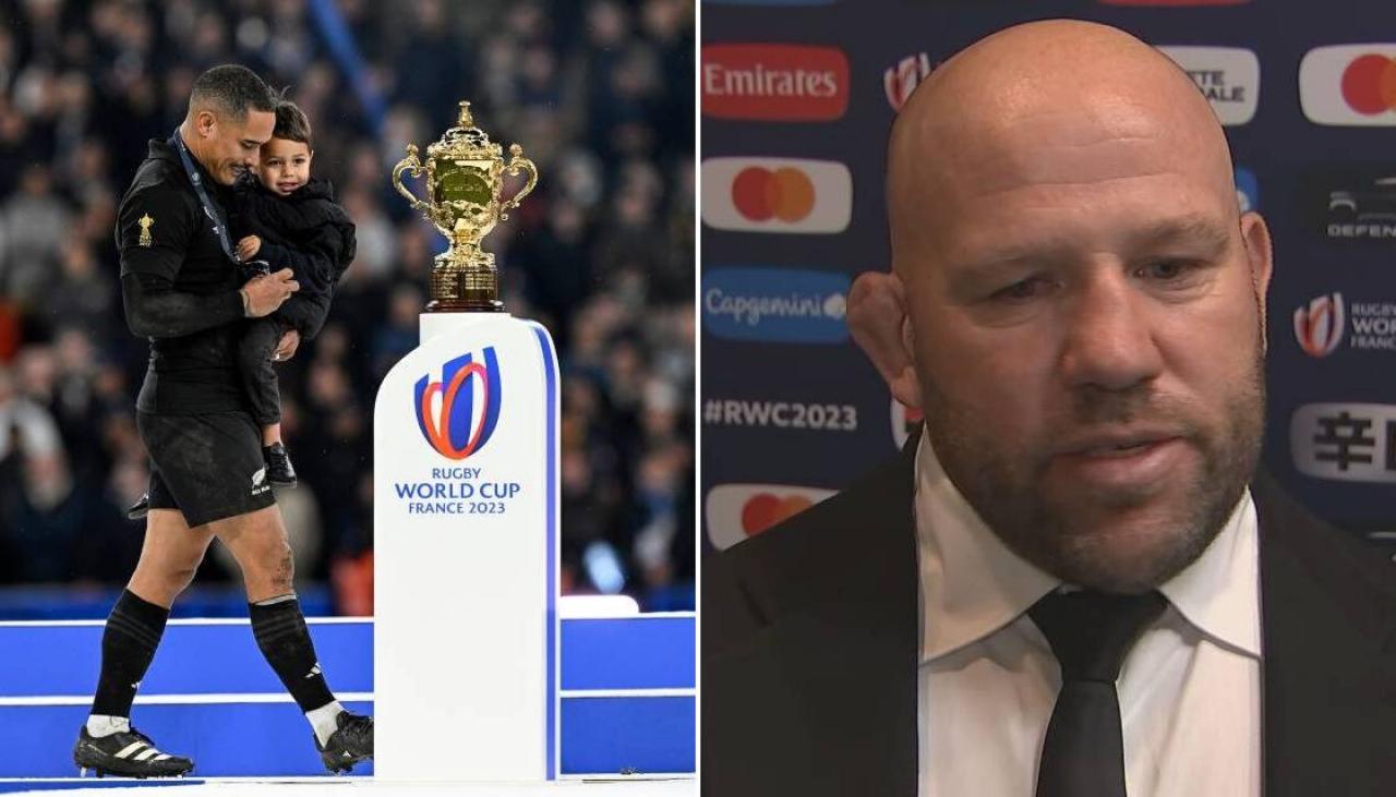 Rugby World Cup: Emotional assistant coach Jason Ryan in tears over All Blacks legends' devastating last defeat  | Newshub