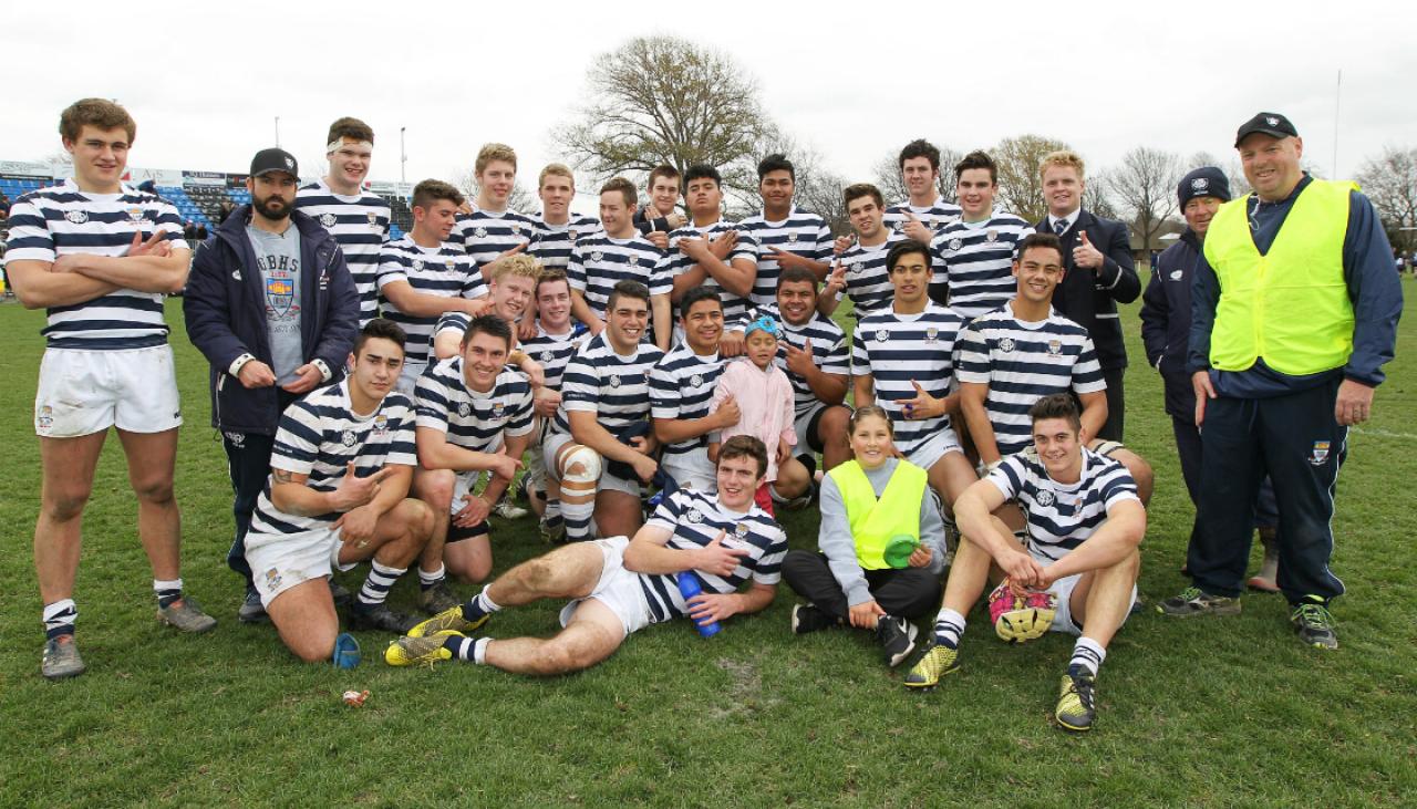 Otago Boys High School First XV heading to world schools tournament in South Africa  | Newshub