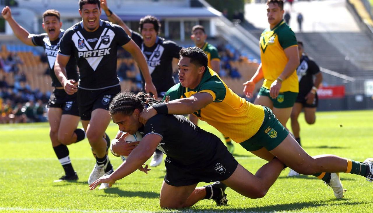  Rugby League  Junior Kiwis score freakish try in loss to 