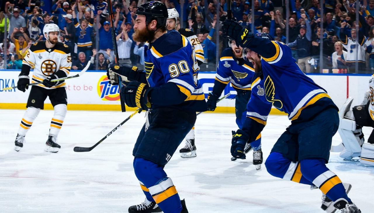 NHL: St Louis Blues beat Boston Bruins to level Stanley Cup Final | Newshub