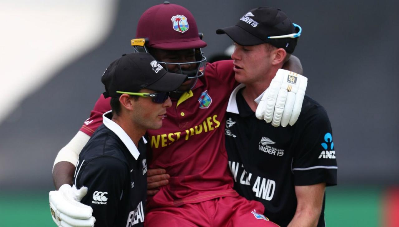 Icc U19 World Cup Kristian Clarke S All Round Performance Takes New Zealand To The Glbnews Com