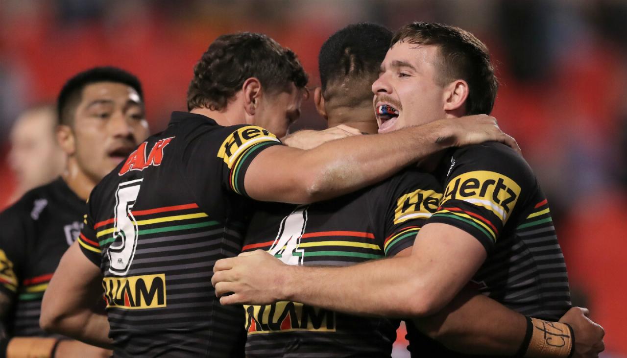 NRL 2020: Penrith Panthers climb to top of ladder with hard-fought win over North Queensland ...