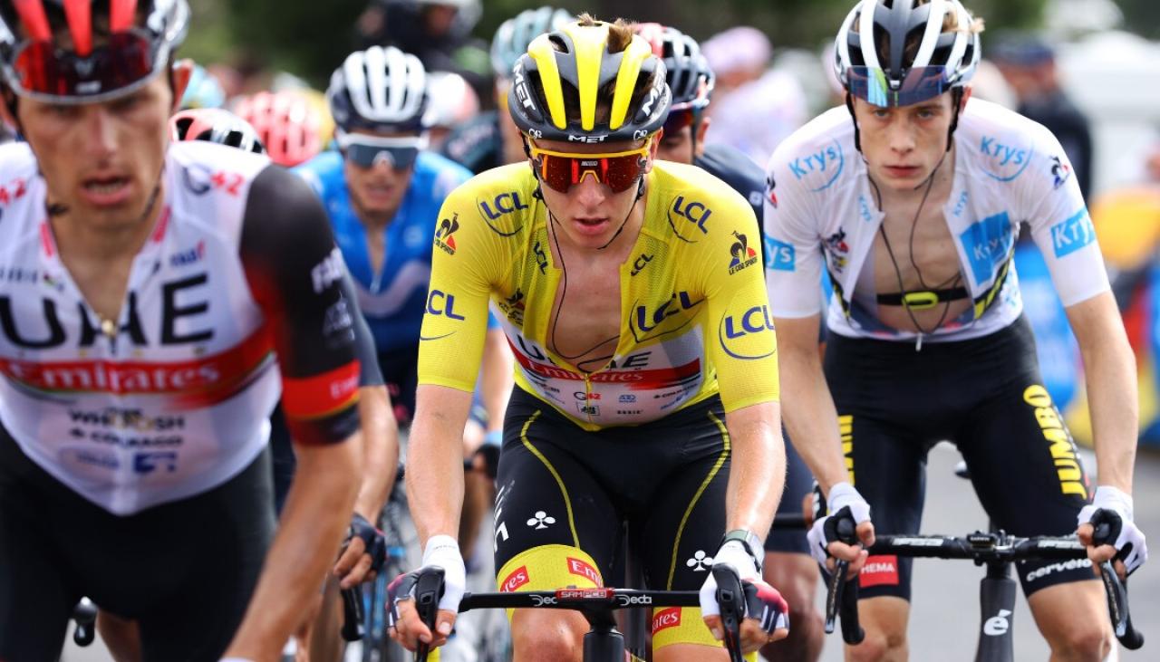 Tour de France: Tadej Pogacar recovers from near disaster to retain ...
