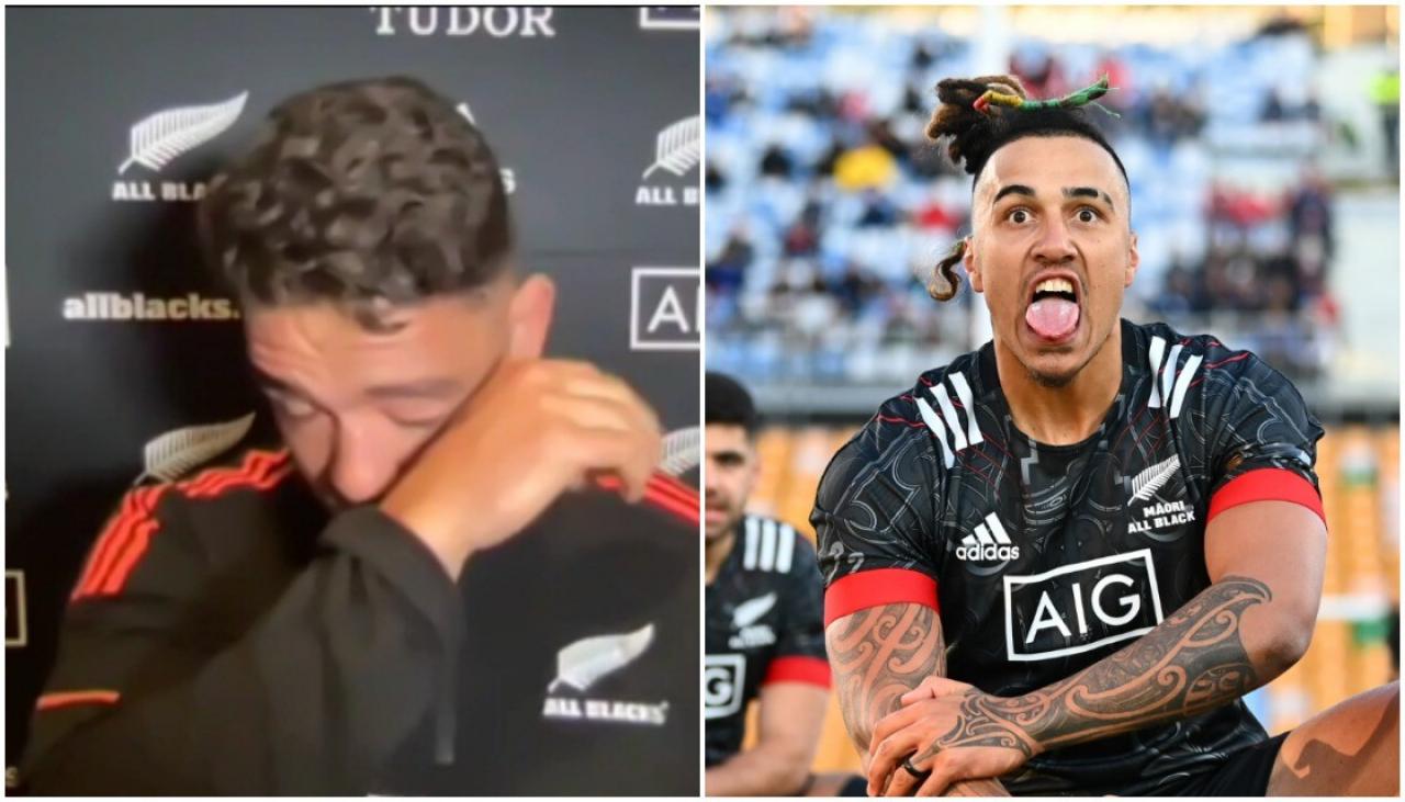 Rugby: Codie Taylor breaks down over tragic death of Māori All Blacks star Sean Wainui  | Newshub
