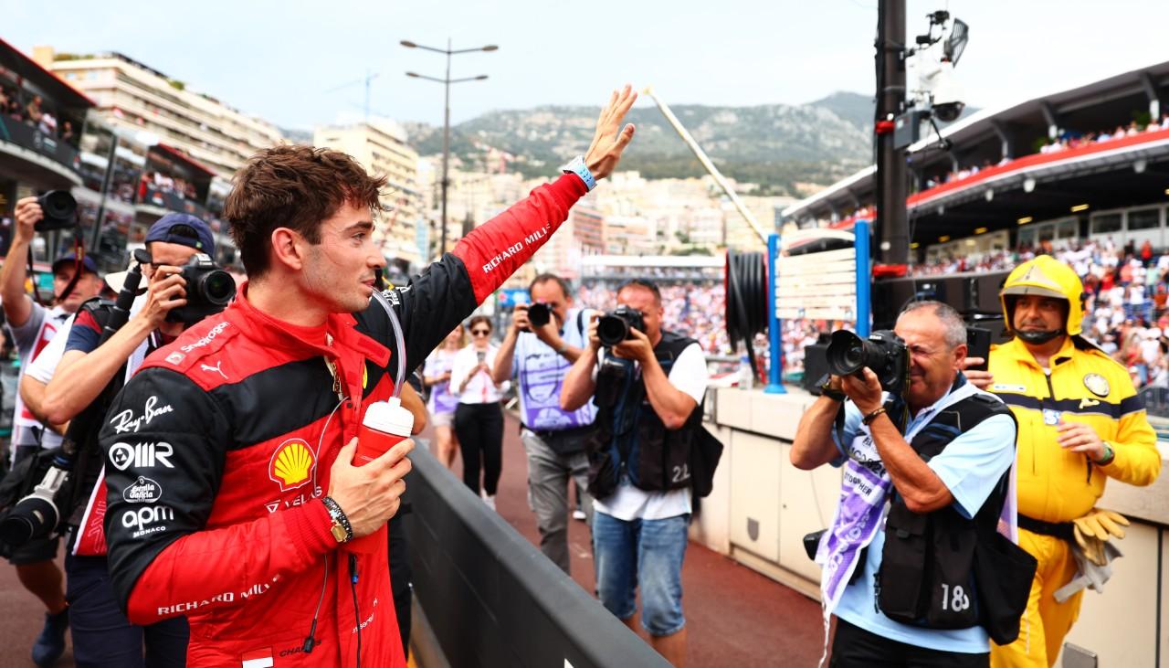 Formula One: Local hero Charles Leclerc powers to pole for Monaco Grand Prix amid late crash drama