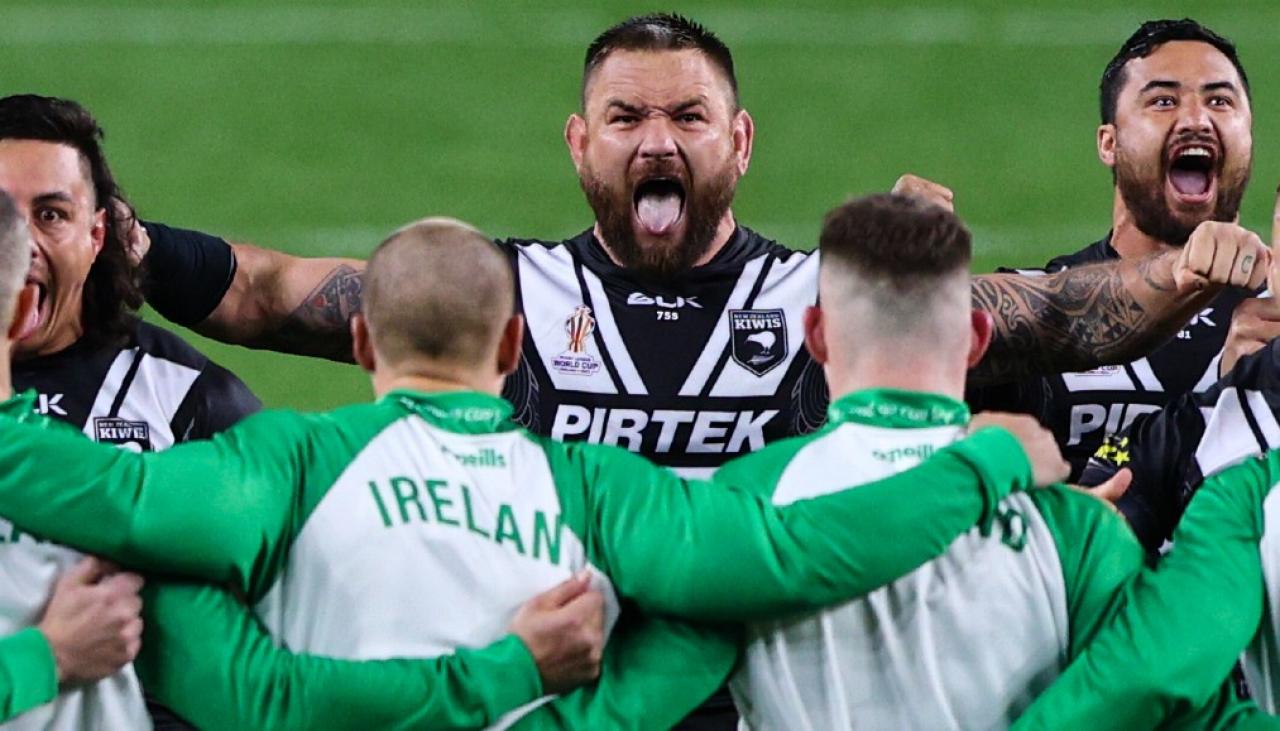 Photo of Rugby-League-Weltmeisterschaft: Irlands Trainer Ged Corcoran kritisiert NZ Kiwis-Stütze Jared Waerea-Hargreaves für „Dog Shot“-High Tackle