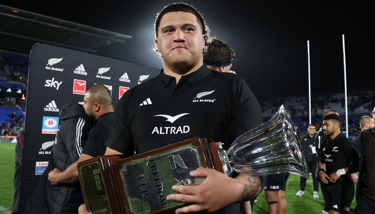 Rugby World Cup: All Blacks newcomer Tamaiti Williams dedicates first ...