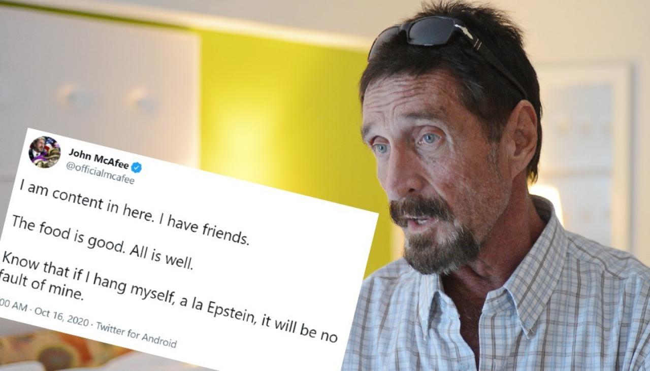 John McAfee: Internet questions death after unearthing Jeffrey Epstein