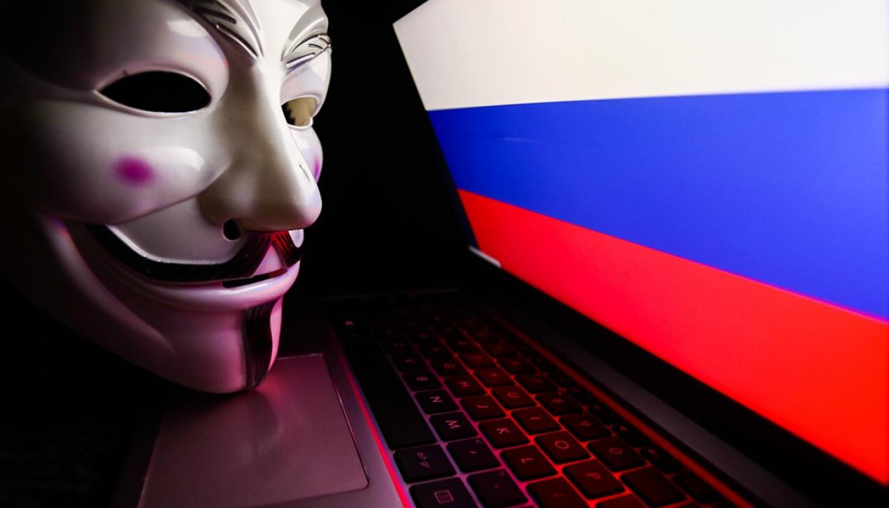 Anonymous 'hacks Russian television' to show support for Ukraine | Newshub