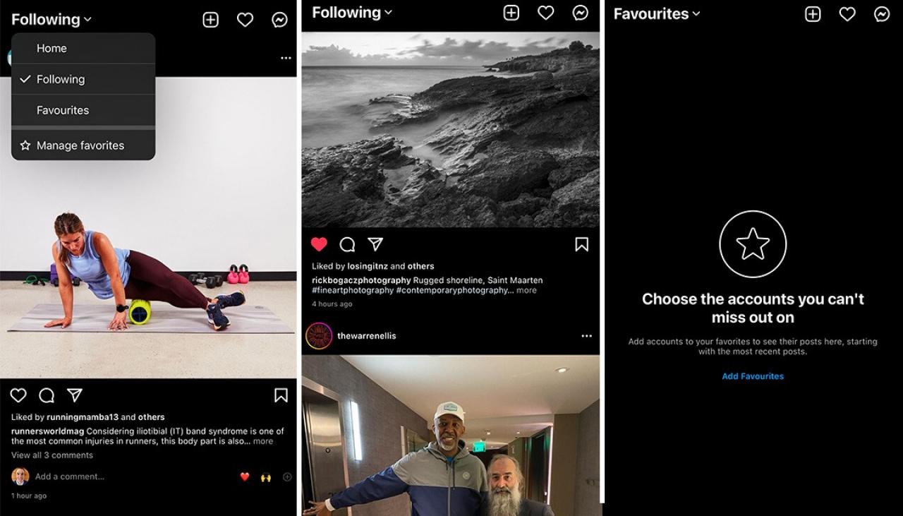 Instagram przywraca opcje kanałów za pomocą „Ulubionych” i „Obserwowanych”