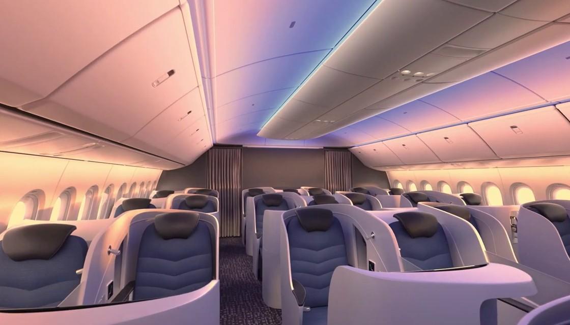 Video Boeing Unveils Interior Of 777x Aircraft Newshub