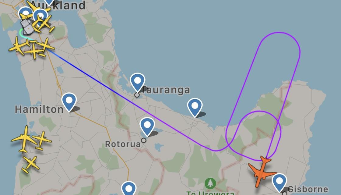 Mystery of random Air New Zealand flight over East Cape solved ...