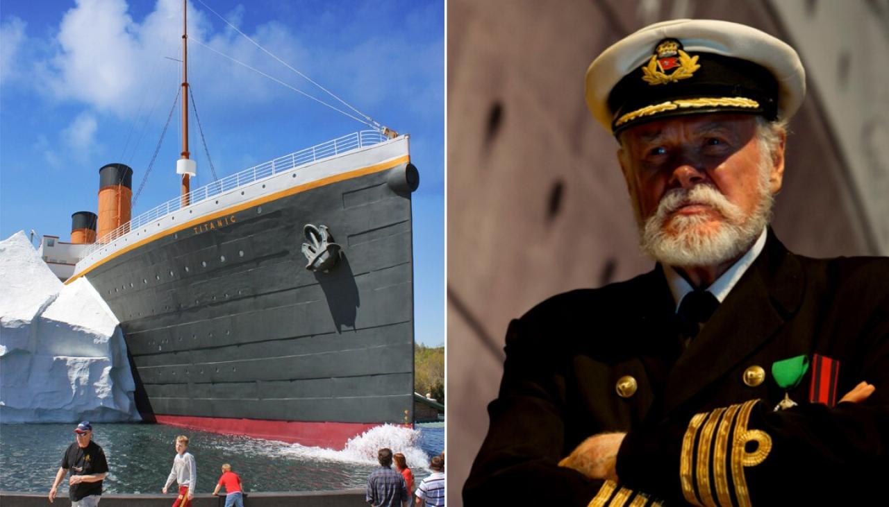 Three people injured by collapsing fake iceberg at Titanic Museum in