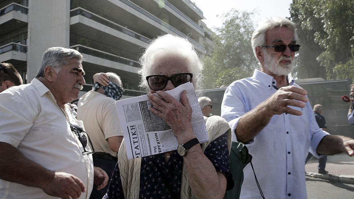 tear-gas-fired-as-greek-pensioners-protest-newshub