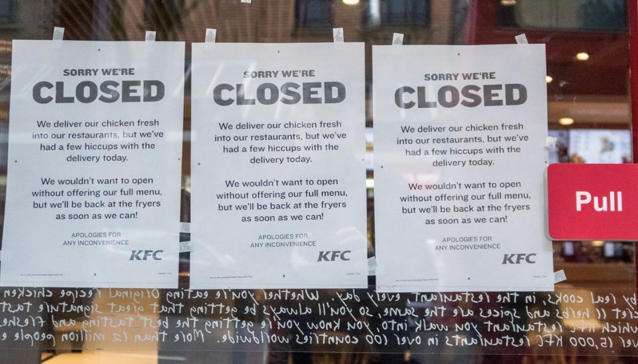 UK police ask public to stop calling about KFC running out of chicken ...