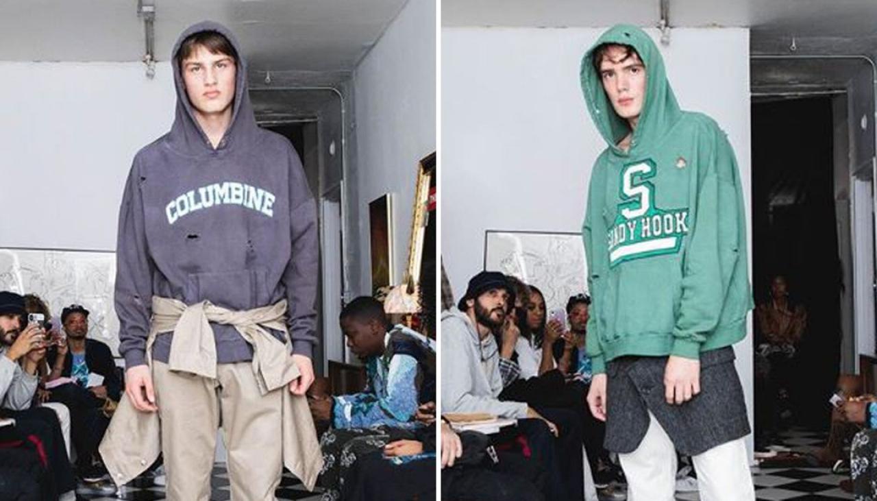 slump Appel til at være attraktiv Examen album US fashion designer slammed for 'school shooting' hoodies with 'bullet holes'  | Newshub