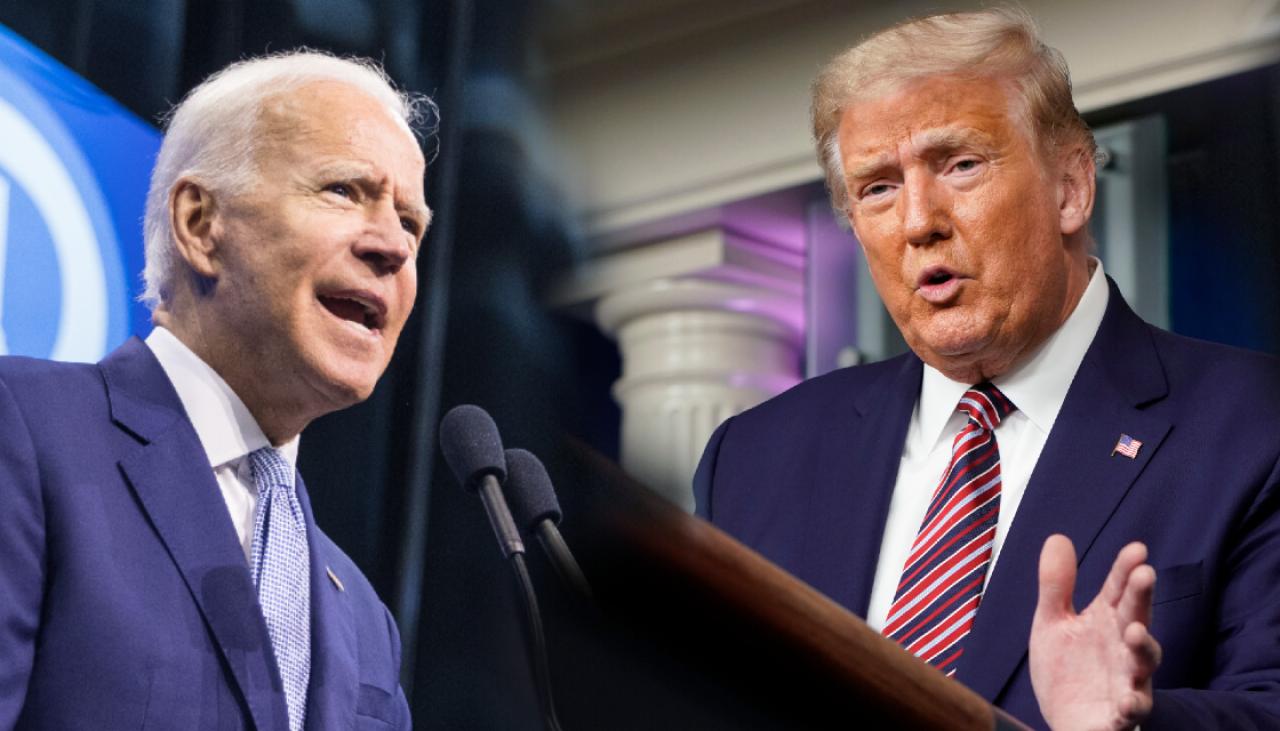 US Election 2020: Joe Biden and Donald Trump face off in the first