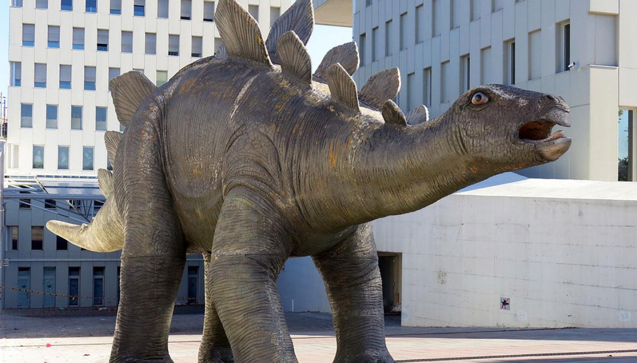Missing man found dead inside dinosaur statue in Barcelona | Newshub