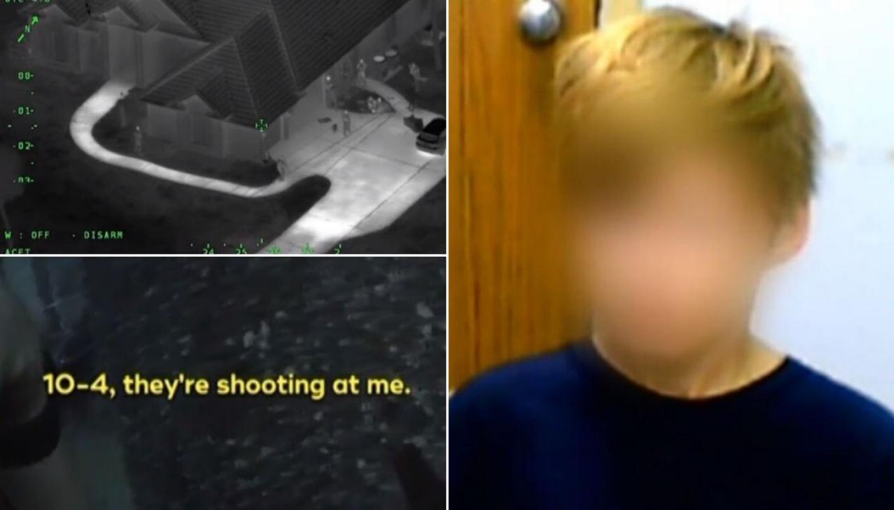 Shocking bodycam footage shows Florida police caught in shootout with 12yo, 14yo kids | Newshub