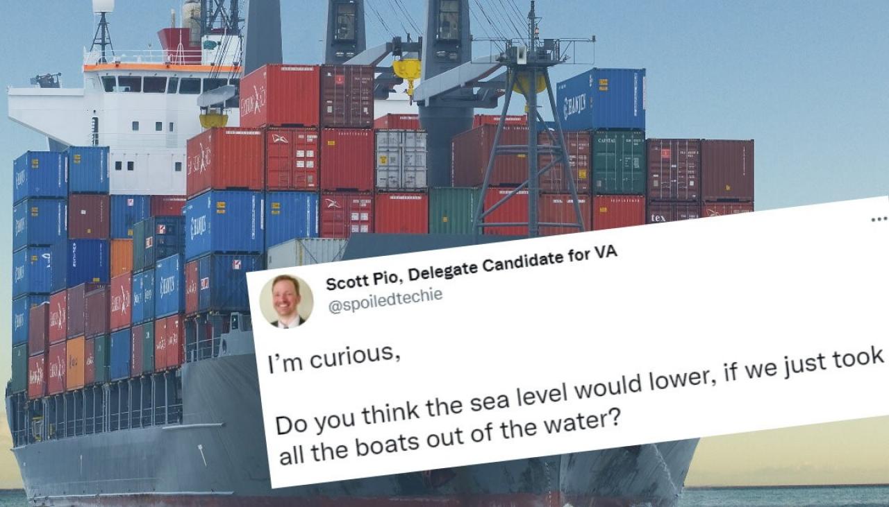 Trump supporter running for office suggests removing all the world's boats could lower sea levels | Newshub