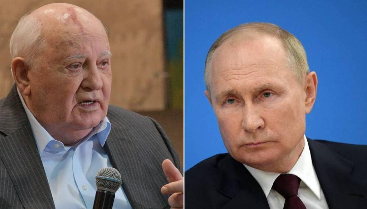 Vladimir Putin pays respects to former Soviet leader Mikhail Gorbachev but  won't attend his funeral - ABC News